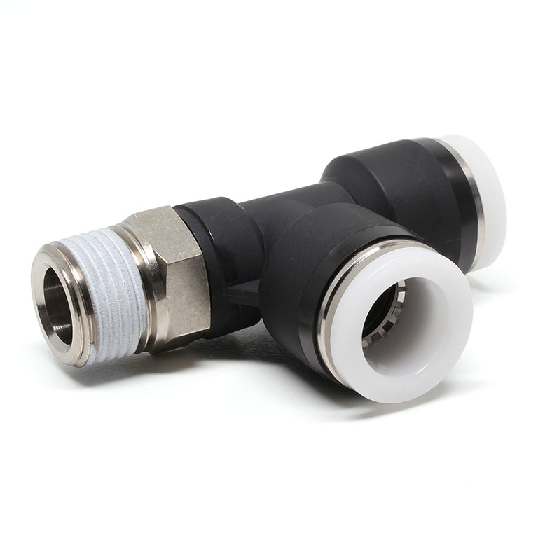 Đầu Nối Nhanh Khí Nén Dạng Chữ T Ren Ngoài Pisco PD1/2-N3UW