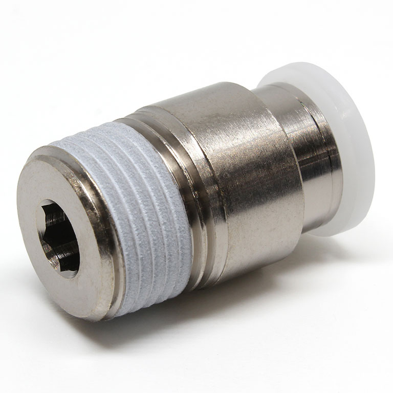 Alternative view of Đầu Nối Nhanh Khí Nén Dạng Thẳng Ren Ngoài Pisco POC3/8-03-C