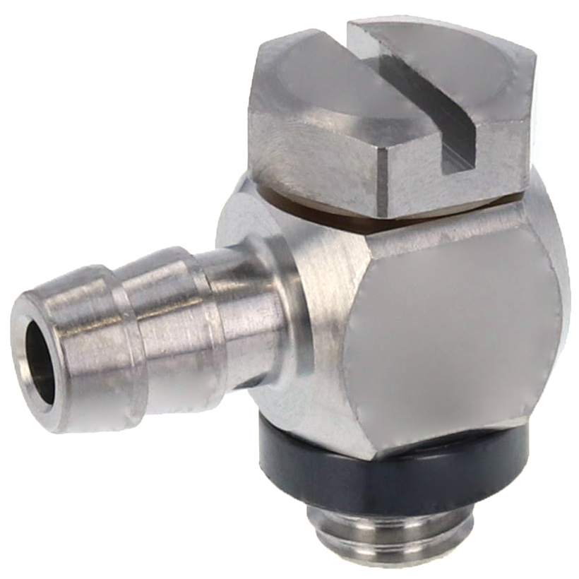 Alternative view of Đầu Ngạnh Nối Ống Dạng Cong 90° Thân Lục Giác Ren Ngoài Pisco SLH-0640-M5