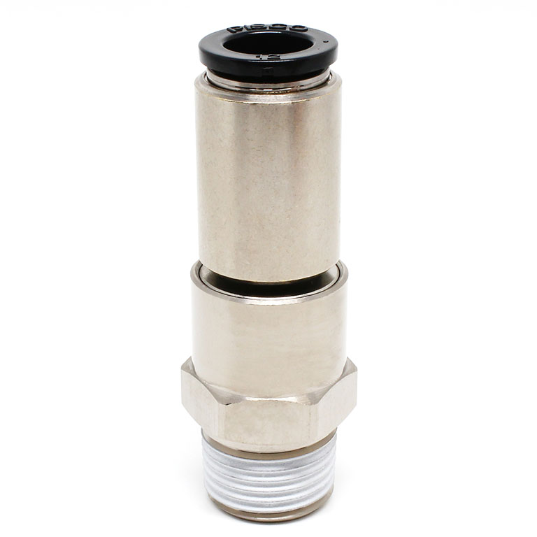 Alternative view of Đầu Nối Nhanh Khí Nén Dạng Thẳng Ren Ngoài Có Khớp Xoay Tốc Độ Cao Pisco RHC12-04
