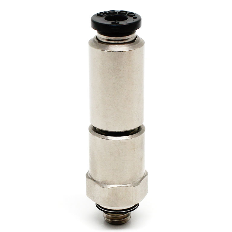 Alternative view of Đầu Nối Nhanh Khí Nén Dạng Thẳng Ren Ngoài Có Khớp Xoay Tốc Độ Cao Pisco RHC4-M6