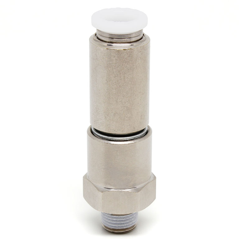 Alternative view of Đầu Nối Nhanh Khí Nén Dạng Thẳng Ren Ngoài Có Khớp Xoay Tốc Độ Cao Pisco RHC5/16-01