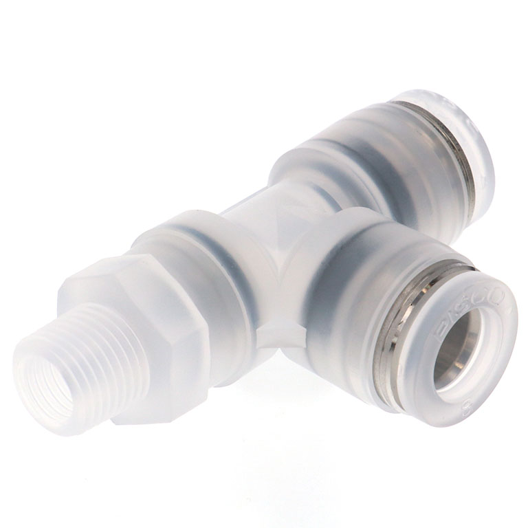 Alternative view of Đầu Nối Nhanh Khí Nén Dạng Chữ T Ren Ngoài Pisco SPPD8-01