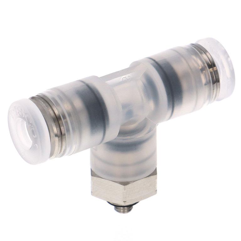 Alternative view of Đầu Nối Nhanh Khí Nén Dạng Chữ T Ren Ngoài Pisco SPPB4-M3SP