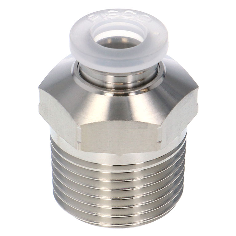 Alternative view of Đầu Nối Nhanh Khí Nén Dạng Thẳng Thân Lục Giác Ren Ngoài Pisco SPPC6-03SP