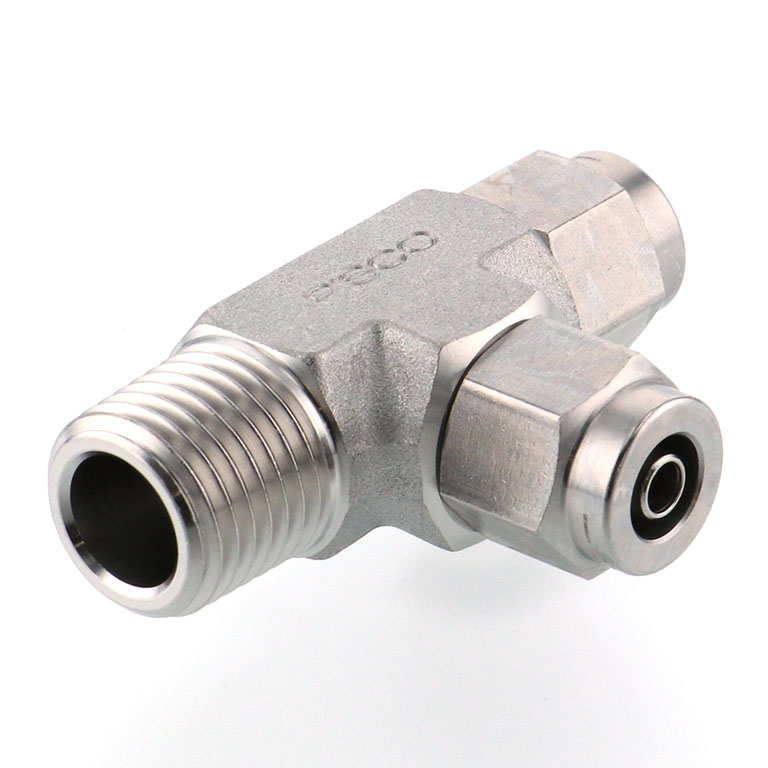 Alternative view of Đầu Ngạnh Nối Ống Có Đai Ốc Xiết Dạng Chữ T Ren Ngoài Pisco NSD0640-02-TP