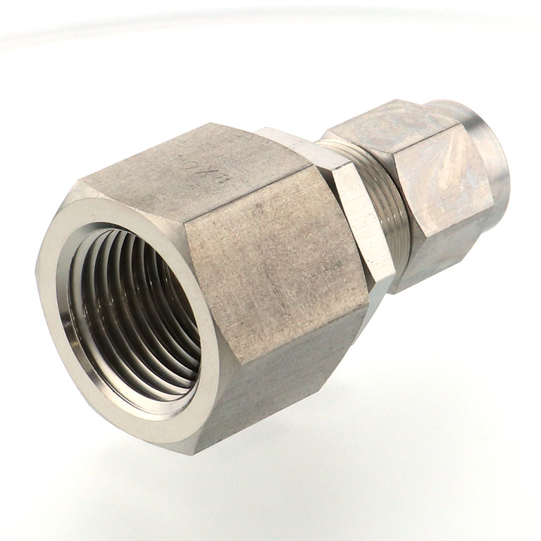 Alternative view of Đầu Ngạnh Nối Ống Có Đai Ốc Xiết Dạng Lắp Vách Ren Trong Pisco NSMF1080-04