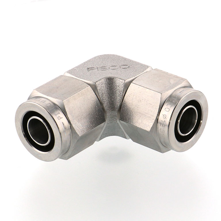 Alternative view of Đầu Ngạnh Nối Ống Có Đai Ốc Xiết Dạng Cong 90° Pisco NSV1290