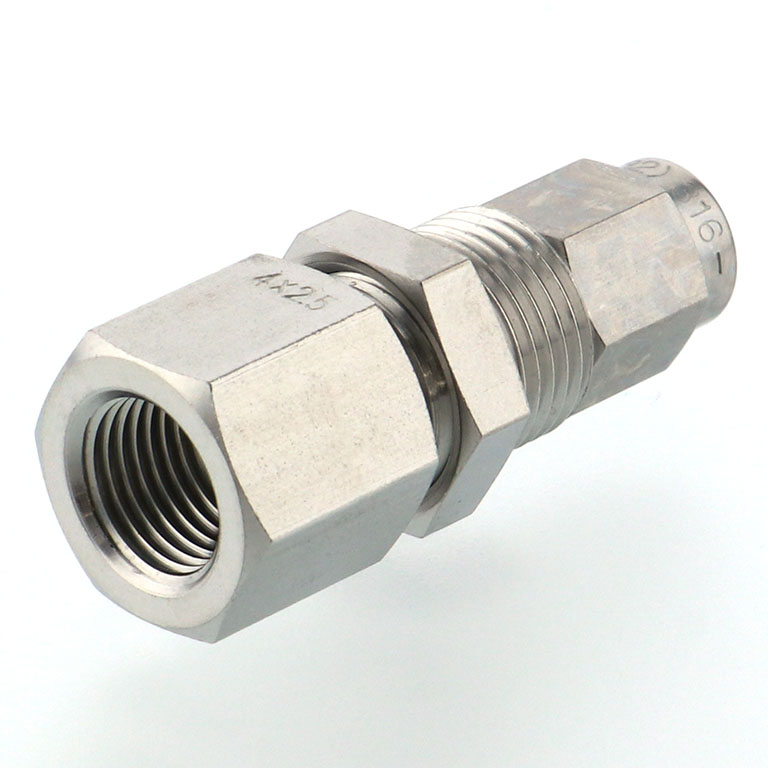 Alternative view of Đầu Ngạnh Nối Ống Có Đai Ốc Xiết Dạng Lắp Vách Ren Trong Pisco NSMF0425-01