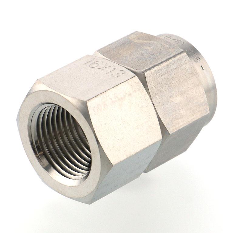 Alternative view of Đầu Ngạnh Nối Ống Có Đai Ốc Xiết Dạng Thẳng Thân Lục Giác Ren Trong Pisco NSCF1613-03