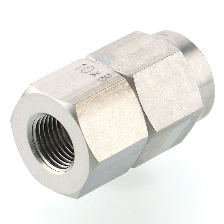 Alternative view of Đầu Ngạnh Nối Ống Có Đai Ốc Xiết Dạng Thẳng Thân Lục Giác Ren Trong Pisco NSCF1080-01