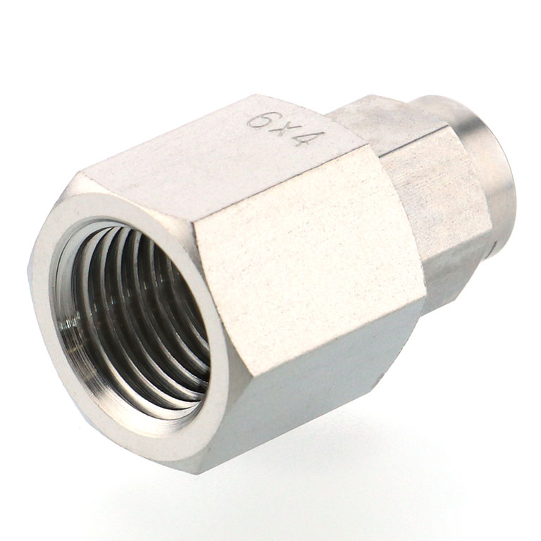 Alternative view of Đầu Ngạnh Nối Ống Có Đai Ốc Xiết Dạng Thẳng Thân Lục Giác Ren Trong Pisco NSCF0640-02