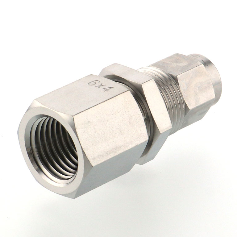 Alternative view of Đầu Ngạnh Nối Ống Có Đai Ốc Xiết Dạng Lắp Vách Ren Trong Pisco NSMF0640-02