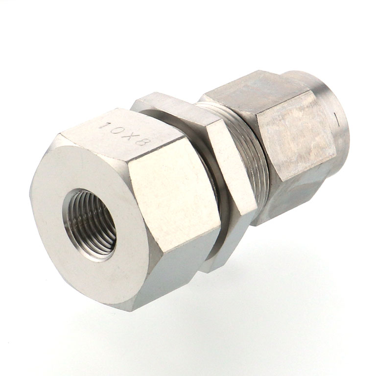 Alternative view of Đầu Ngạnh Nối Ống Có Đai Ốc Xiết Dạng Lắp Vách Ren Trong Pisco NSMF1080-01