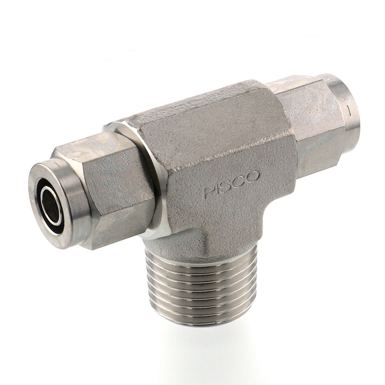 Alternative view of Đầu Ngạnh Nối Ống Có Đai Ốc Xiết Dạng Chữ T Ren Ngoài Pisco NSB1075-04-TP