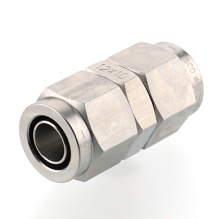 Alternative view of Đầu Ngạnh Nối Ống Có Đai Ốc Xiết Dạng Thẳng Thân Lục Giác Pisco NSU1210