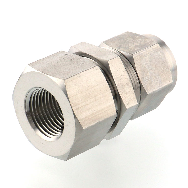 Alternative view of Đầu Ngạnh Nối Ống Có Đai Ốc Xiết Dạng Lắp Vách Ren Trong Pisco NSMF1613-03