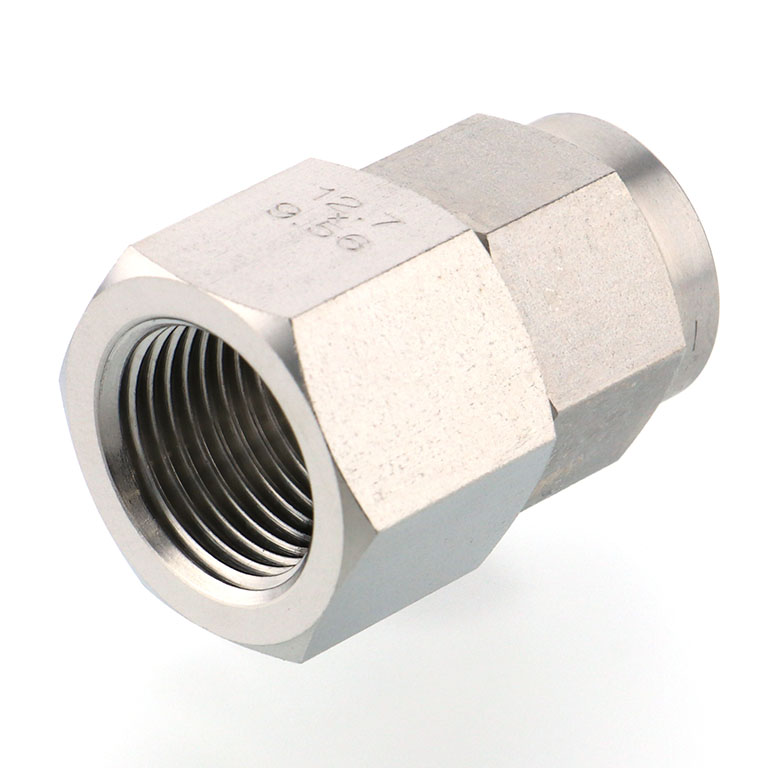 Alternative view of Đầu Ngạnh Nối Ống Có Đai Ốc Xiết Dạng Thẳng Thân Lục Giác Ren Trong Pisco NSCF1/2-03