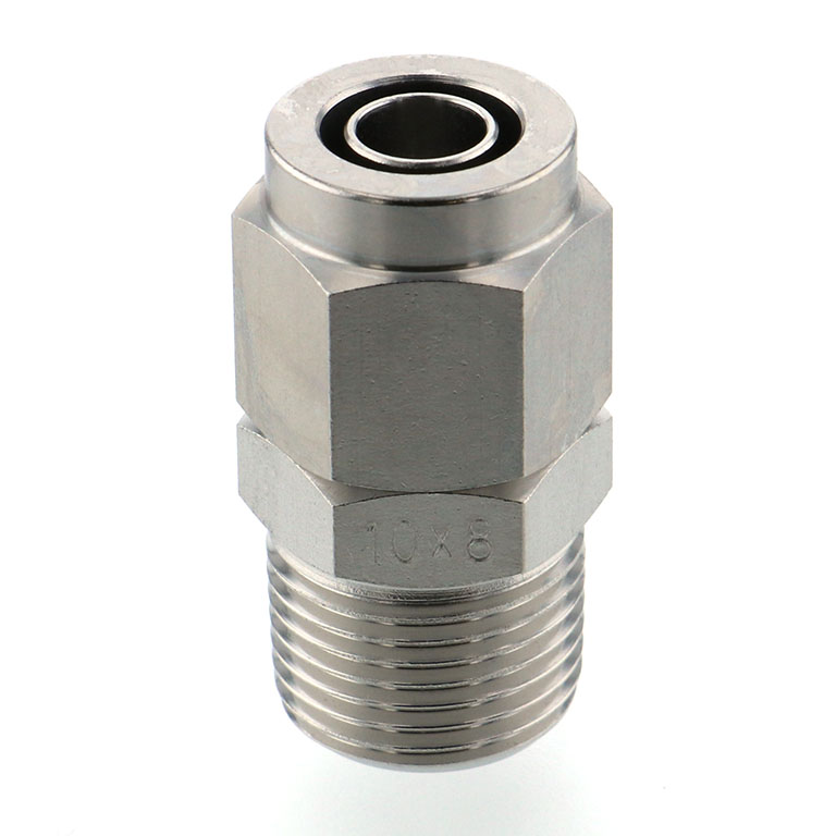 Alternative view of Đầu Ngạnh Nối Ống Có Đai Ốc Xiết Dạng Thẳng Thân Lục Giác Ren Ngoài Pisco NSC1080-03-TP