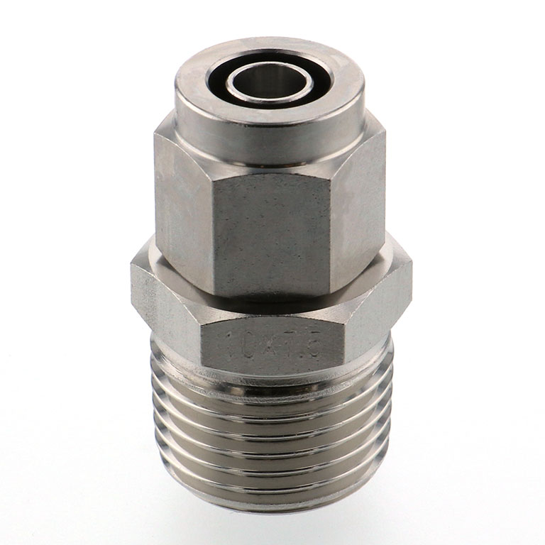 Alternative view of Đầu Ngạnh Nối Ống Có Đai Ốc Xiết Dạng Thẳng Thân Lục Giác Ren Ngoài Pisco NSC1075-04