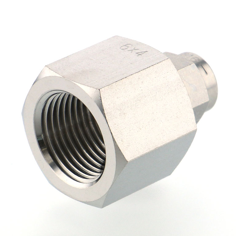 Alternative view of Đầu Ngạnh Nối Ống Có Đai Ốc Xiết Dạng Thẳng Thân Lục Giác Ren Trong Pisco NSCF0640-03