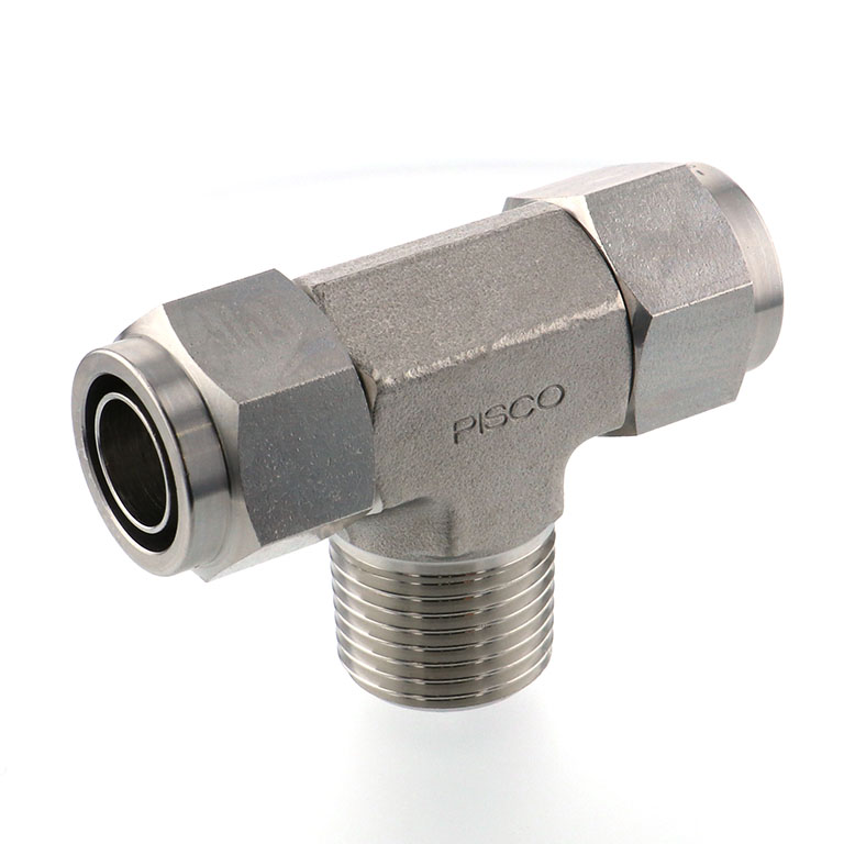 Alternative view of Đầu Ngạnh Nối Ống Có Đai Ốc Xiết Dạng Chữ T Ren Ngoài Pisco NSB1613-04-TP