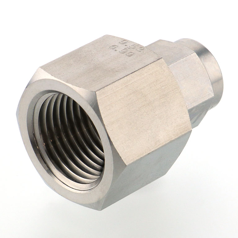 Alternative view of Đầu Ngạnh Nối Ống Có Đai Ốc Xiết Dạng Thẳng Thân Lục Giác Ren Trong Pisco NSCF3/8-04