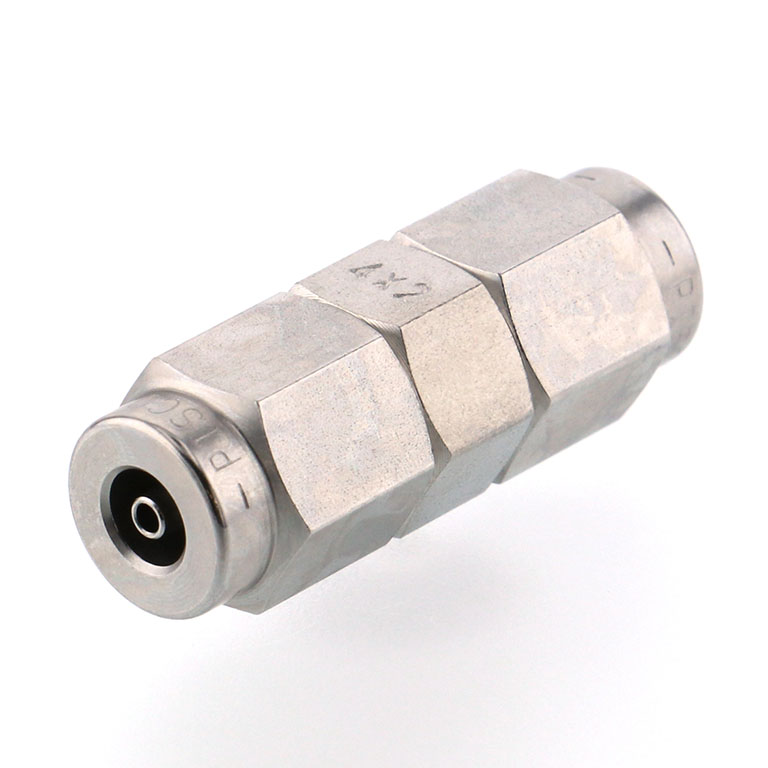 Alternative view of Đầu Ngạnh Nối Ống Có Đai Ốc Xiết Dạng Thẳng Thân Lục Giác Pisco NSU0420