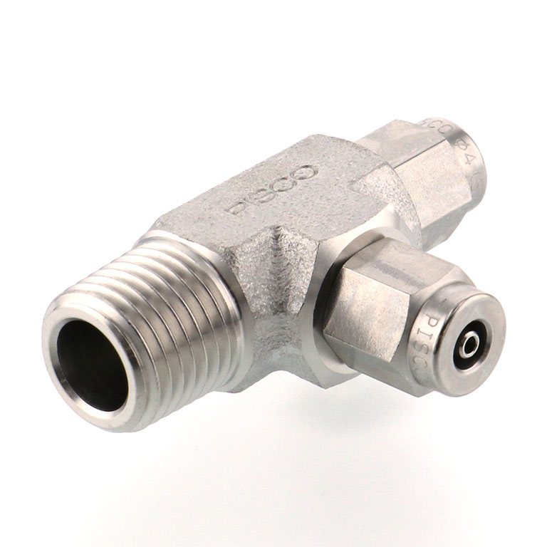 Alternative view of Đầu Ngạnh Nối Ống Có Đai Ốc Xiết Dạng Chữ T Ren Ngoài Pisco NSD0425-02-TP