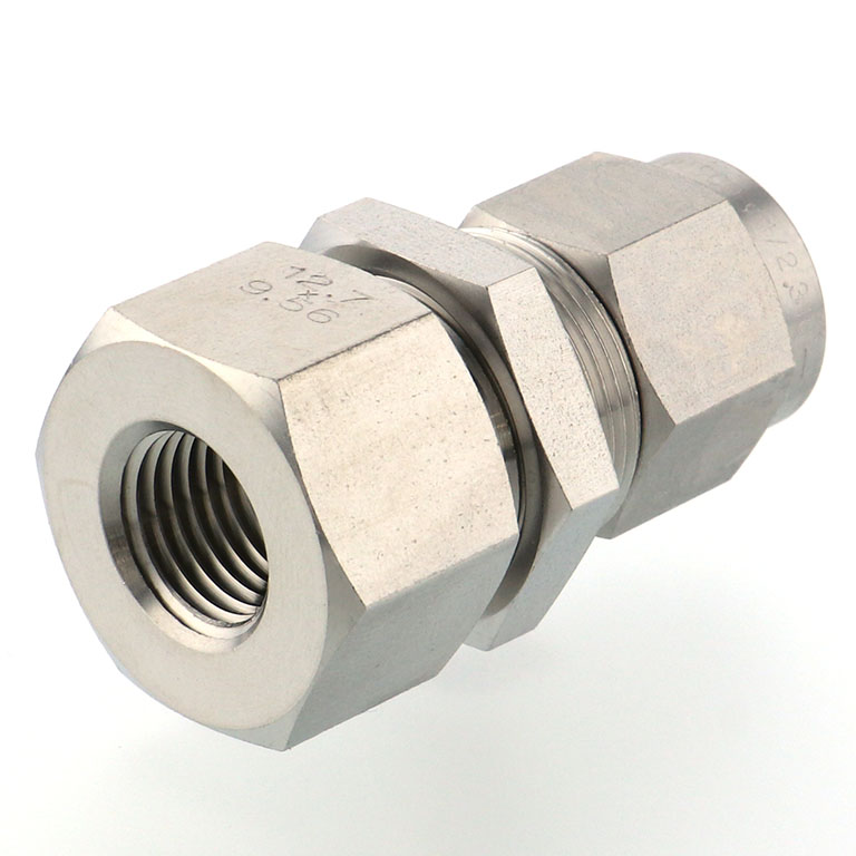 Alternative view of Đầu Ngạnh Nối Ống Có Đai Ốc Xiết Dạng Lắp Vách Ren Trong Pisco NSMF1/2-02