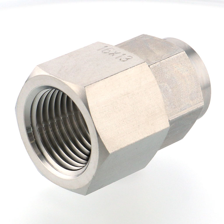 Alternative view of Đầu Ngạnh Nối Ống Có Đai Ốc Xiết Dạng Thẳng Thân Lục Giác Ren Trong Pisco NSCF1613-04