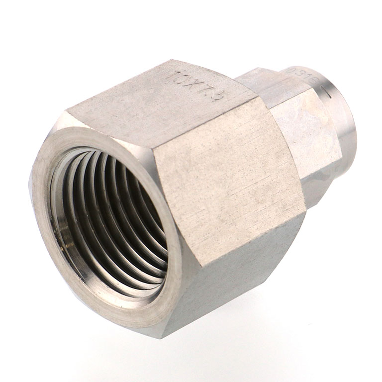 Alternative view of Đầu Ngạnh Nối Ống Có Đai Ốc Xiết Dạng Thẳng Thân Lục Giác Ren Trong Pisco NSCF1075-04