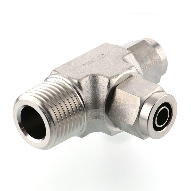 Alternative view of Đầu Ngạnh Nối Ống Có Đai Ốc Xiết Dạng Chữ T Ren Ngoài Pisco NSD1075-04