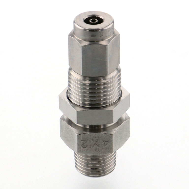 Alternative view of Đầu Ngạnh Nối Ống Có Đai Ốc Xiết Dạng Lắp Vách Ren Ngoài Pisco NSMC0420-01