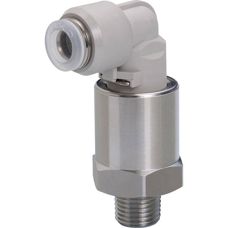 Alternative view of Đầu Nối Nhanh Khí Nén Dạng Thẳng Ren Ngoài Có Khớp Xoay Pisco RWL8-N3SUS