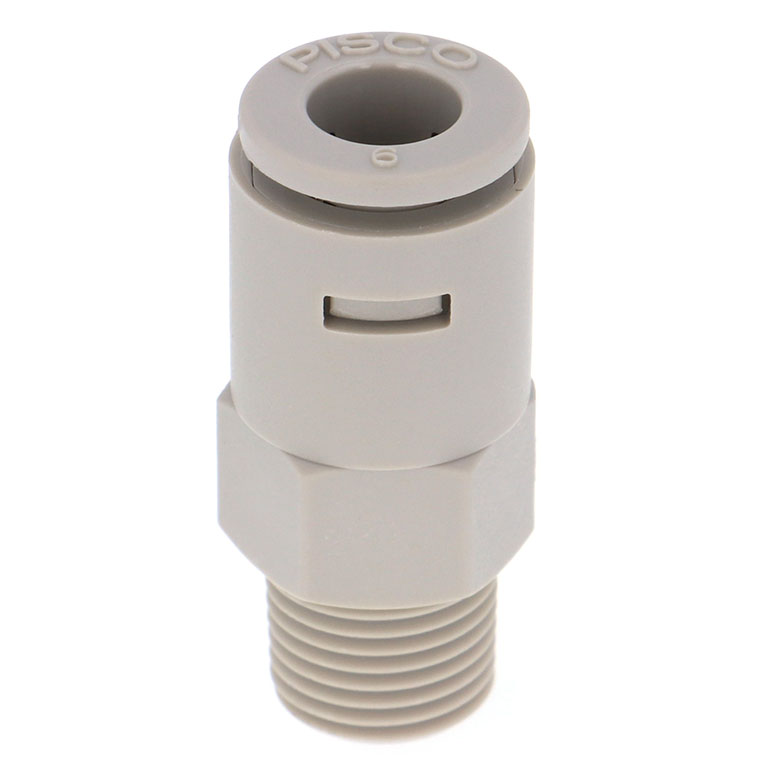 Đầu Nối Nhanh Khí Nén Dạng Thẳng Thân Lục Giác Ren Ngoài Pisco APC6-01-C