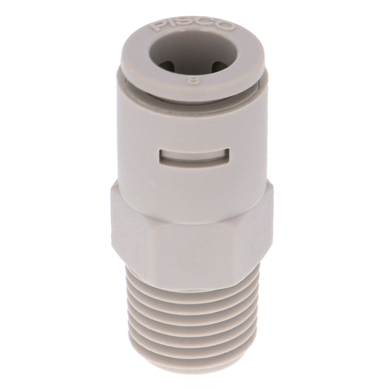 Đầu Nối Nhanh Khí Nén Dạng Thẳng Thân Lục Giác Ren Ngoài Pisco APC8-01-C