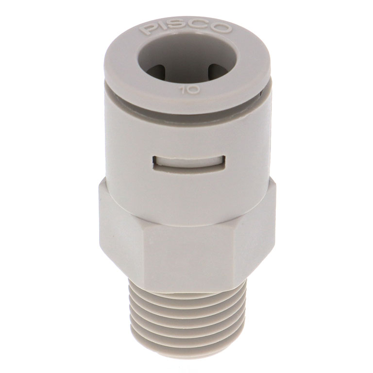 Đầu Nối Nhanh Khí Nén Dạng Thẳng Thân Lục Giác Ren Ngoài Pisco APC10-02