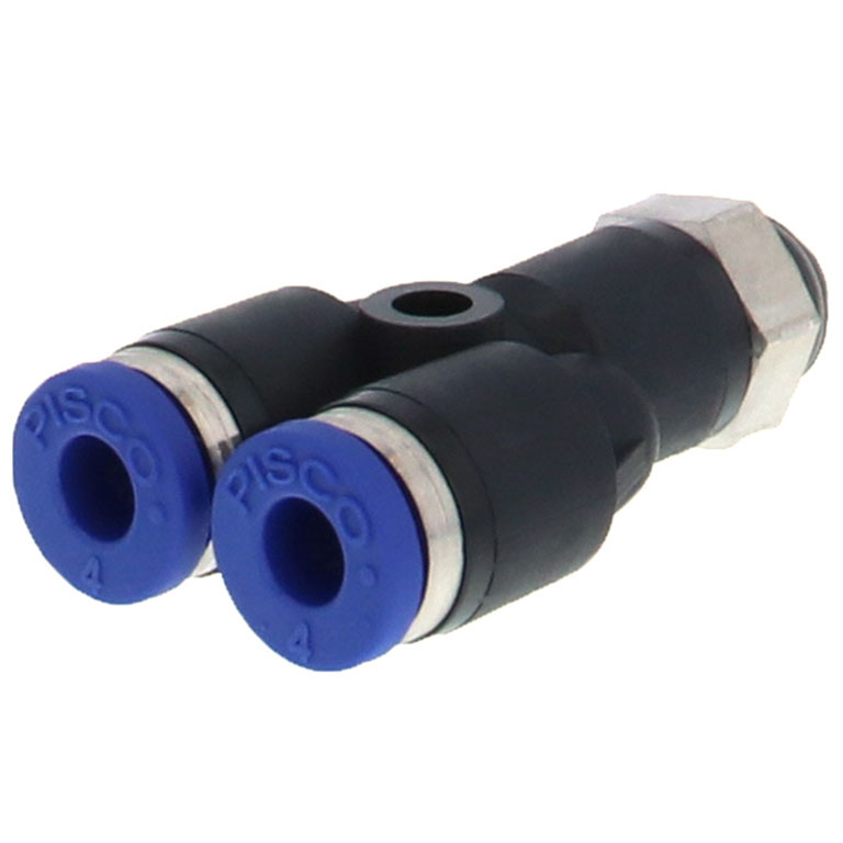 Alternative view of Đầu Nối Nhanh Khí Nén Dạng Chữ Y Ren Ngoài Pisco PX4-M5SUS