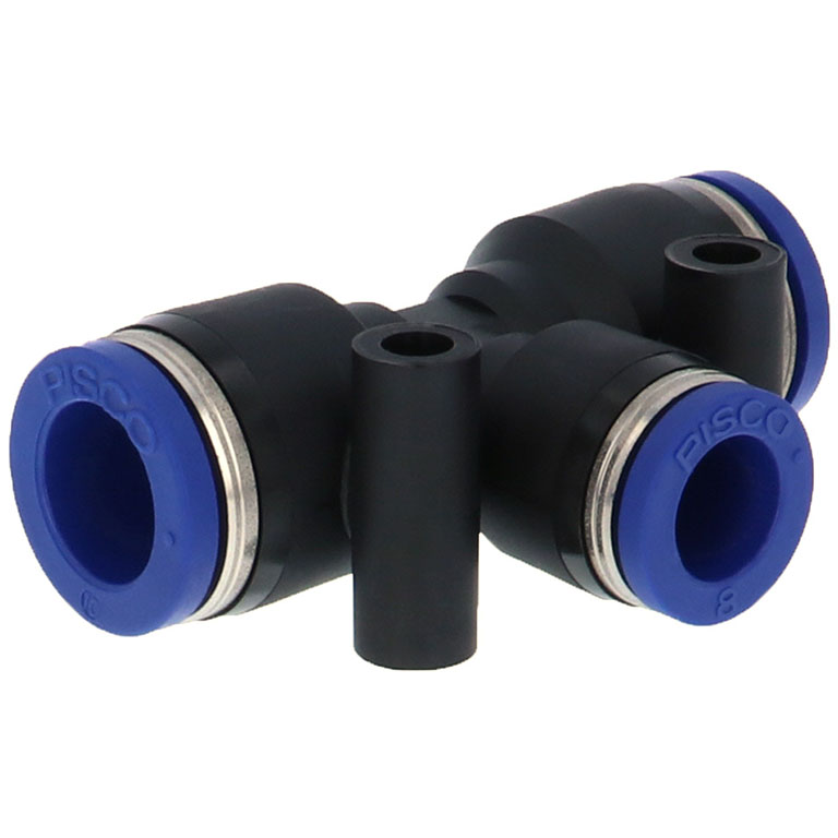 Alternative view of Đầu Nối Nhanh Khí Nén Chữ T Dạng Nối Giảm Pisco PEG10-8SUS