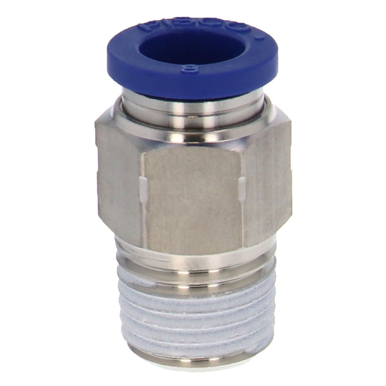 Alternative view of Đầu Nối Nhanh Khí Nén Dạng Thẳng Thân Lục Giác Ren Ngoài Pisco PC8-02SUS