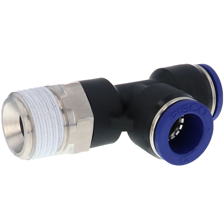 Alternative view of Đầu Nối Nhanh Khí Nén Dạng Chữ T Ren Ngoài Pisco PD12-04SUS