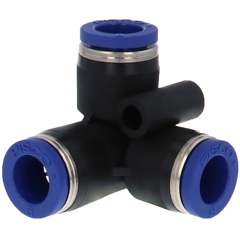 Alternative view of Đầu Nối Nhanh Khí Nén Chạc Ba 90° Pisco PVU8SUS