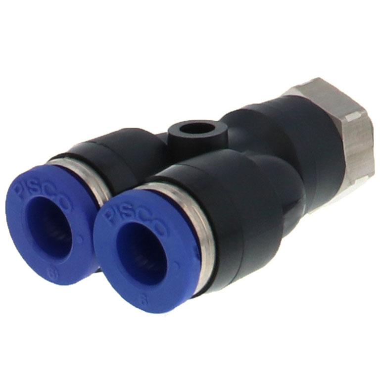 Alternative view of Đầu Nối Nhanh Khí Nén Dạng Chữ Y Ren Ngoài Pisco PX6-M5SUS