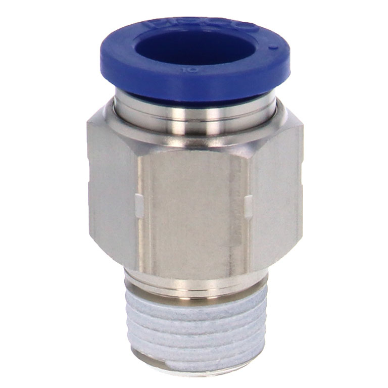 Alternative view of Đầu Nối Nhanh Khí Nén Dạng Thẳng Thân Lục Giác Ren Ngoài Pisco PC10-02SUS