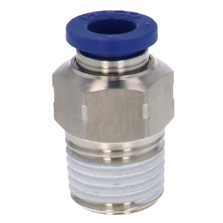 Alternative view of Đầu Nối Nhanh Khí Nén Dạng Thẳng Thân Lục Giác Ren Ngoài Pisco PC6-02SUS