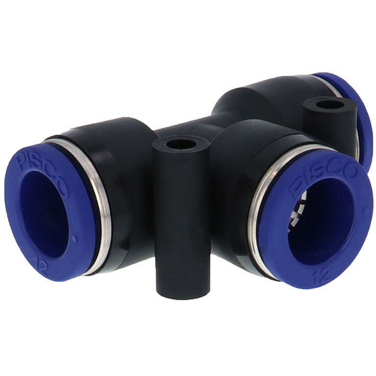 Alternative view of Đầu Nối Nhanh Khí Nén Chữ T Pisco PE12SUS