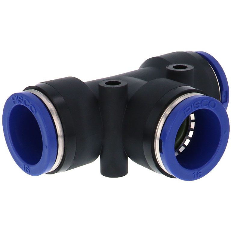 Alternative view of Đầu Nối Nhanh Khí Nén Chữ T Pisco PE16SUS