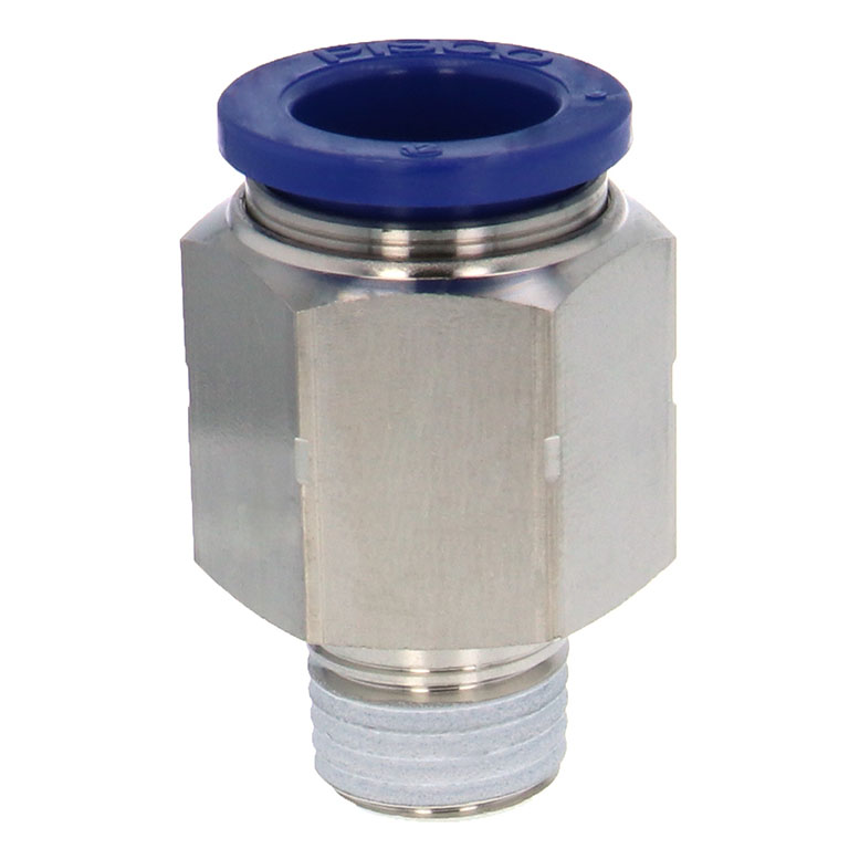 Alternative view of Đầu Nối Nhanh Khí Nén Dạng Thẳng Thân Lục Giác Ren Ngoài Pisco PC12-02SUS