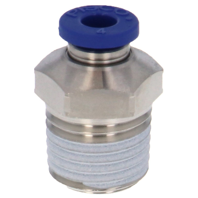 Alternative view of Đầu Nối Nhanh Khí Nén Dạng Thẳng Thân Lục Giác Ren Ngoài Pisco PC4-02SUS